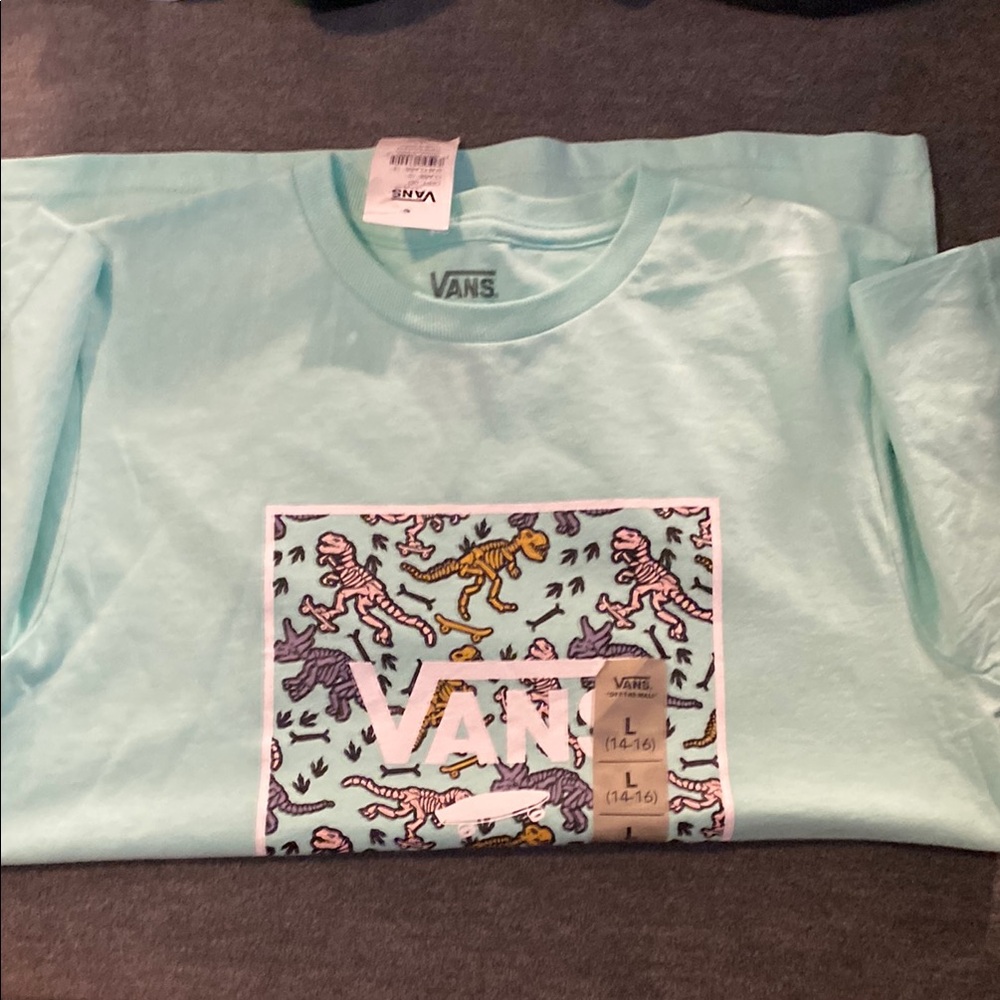 Vans Kids Mint Green Graphic T-Shirt